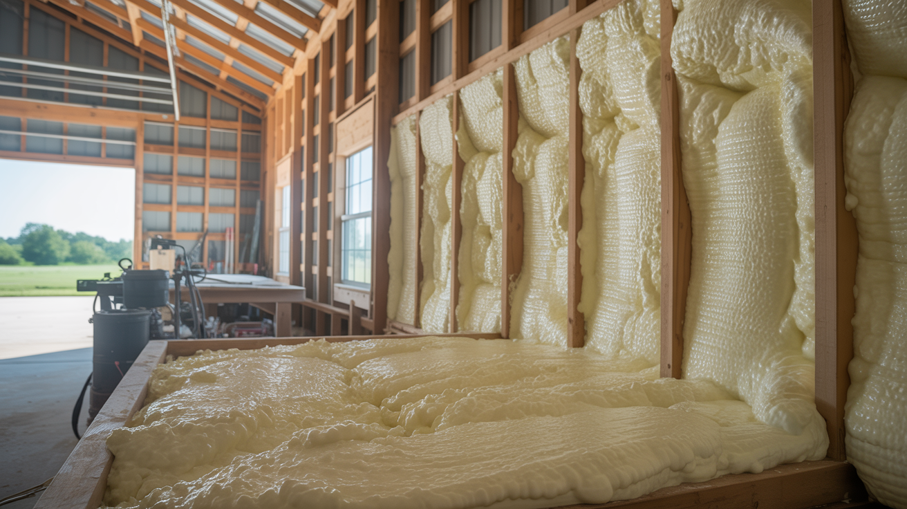 Why Spray Foam Is Ideal for Pole Barns, Workshops, and Outbuildings